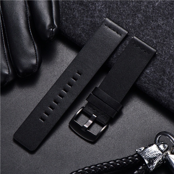 Dây Đeo Bằng Da Thật Cho Đồng Hồ Thông Minh Samsung galaxy watch 4 / 5 40mm 44mm-galaxy 5 pro 45mm 3 ACtive 2 4 classic 42 / 46mm