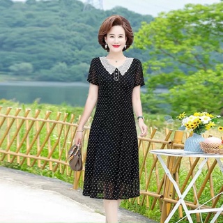 Đầm voan chấm bi không bao giờ lỗi mốt NP3353