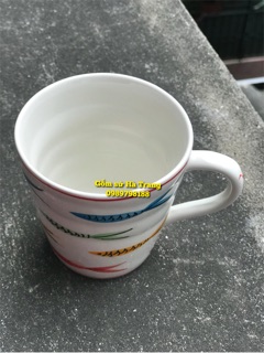 Cốc lipton gốm sứ Bát Tràng cao cấp vẽ cá màu