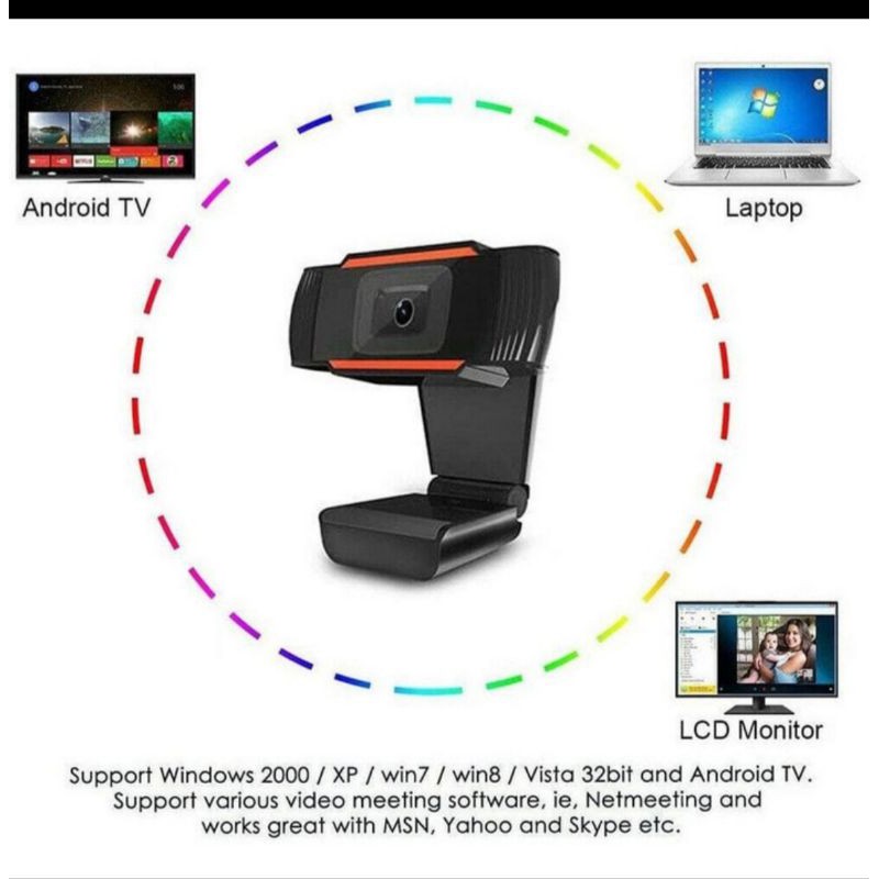 Webcam Hd 720p Tích Hợp Micro Cho Pc Laptop | BigBuy360 - bigbuy360.vn