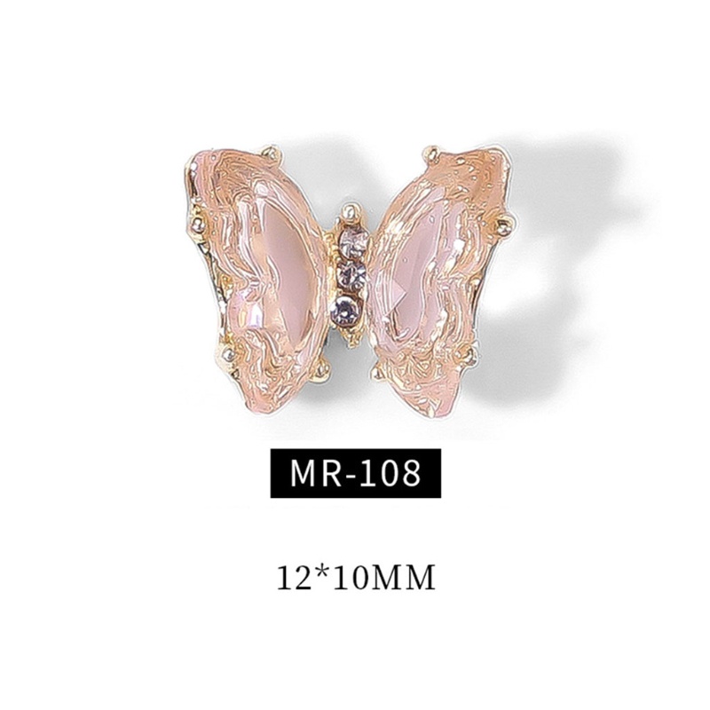 Bộ Dụng Cụ Đính Đá Trang Trí Móng Tay Hình Bướm Xinh Xắn