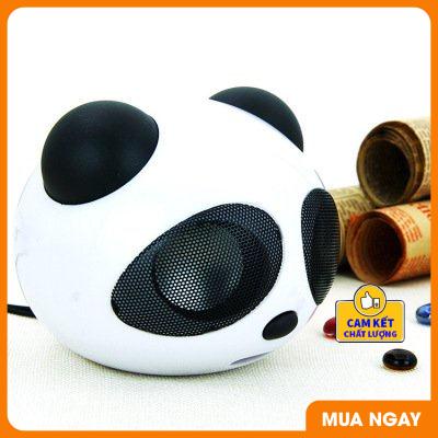 [Tặng Ví] Loa nghe nhạc hình gấu trúc ngộ nghĩnh,Loa máy tính mini gấu trúc Panda để bàn cao cấp âm thanh chuẩn stereo