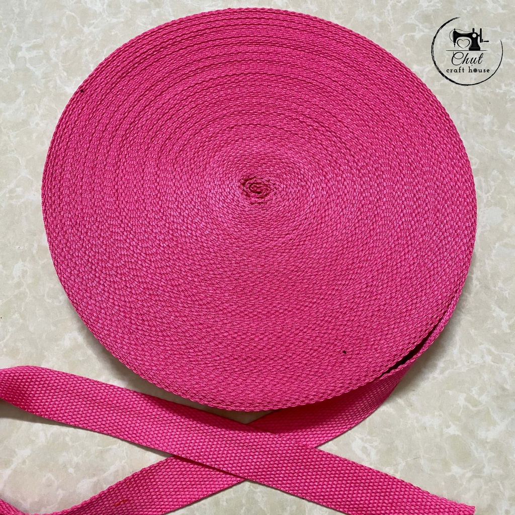 Dây quai cotton dệt cao cấp làm dây đeo túi xách balo