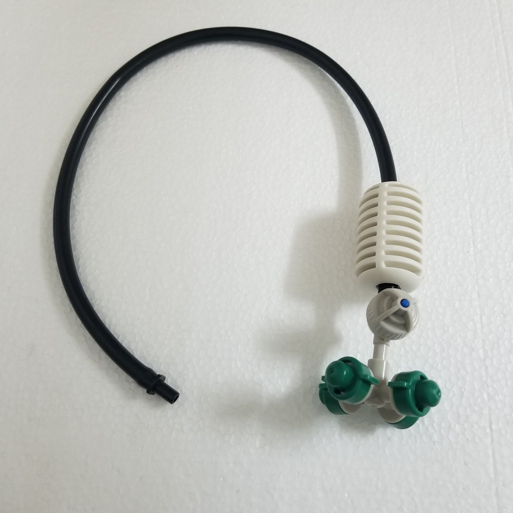 Béc phun sương 4 hướng - 4 cửa kèm theo Van chống gỉ, đối trọng, khởi thủy ren 4/7