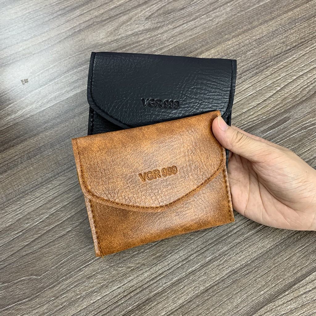 Ví nữ đẹp cầm tay mini ngắn nhỏ gọn bỏ túi thời trang vintage cá tính VGR999 VN65