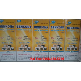 Thuốc trị nấm, vi khuẩn Benkona 100ml