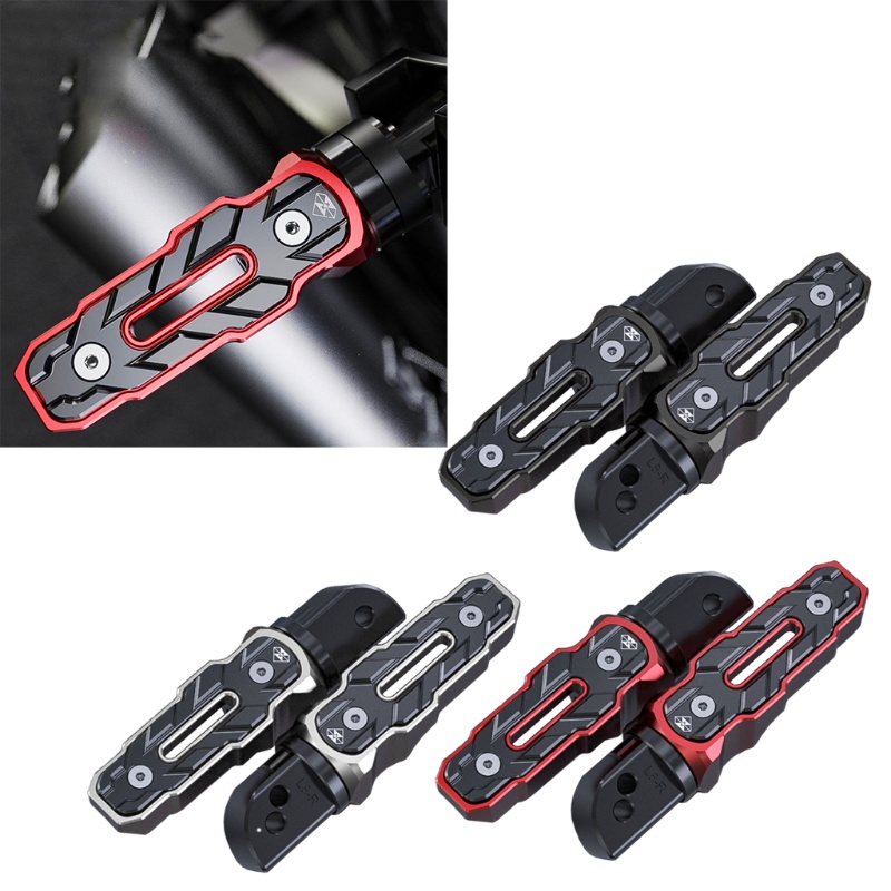 Bộ 2 Bàn Đạp Để Chân Phía Sau Bằng Hợp Kim Nhôm Chống Trượt Cho Xe Mô Tô 321R