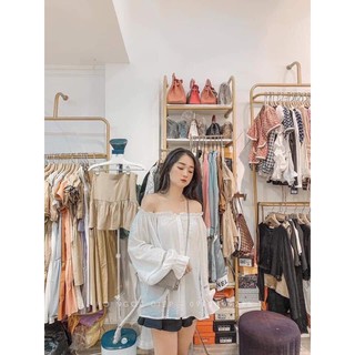 [Ảnh thật/Video] ÁO BABYDOLL / ÁO TRỄ VAI TAY BỒNG TRẮNG