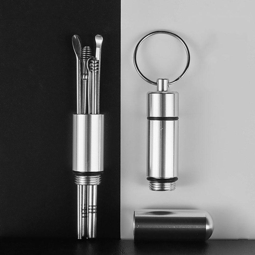 Dụng Cụ Lấy Ráy Tai Bằng Thép Không Gỉ Xoay 360 Độ Đa Năng° Dụng Cụ Lấy Ráy Tai Dạng Xoắn Ốc Tái Sử Dụng Tiện Lợi