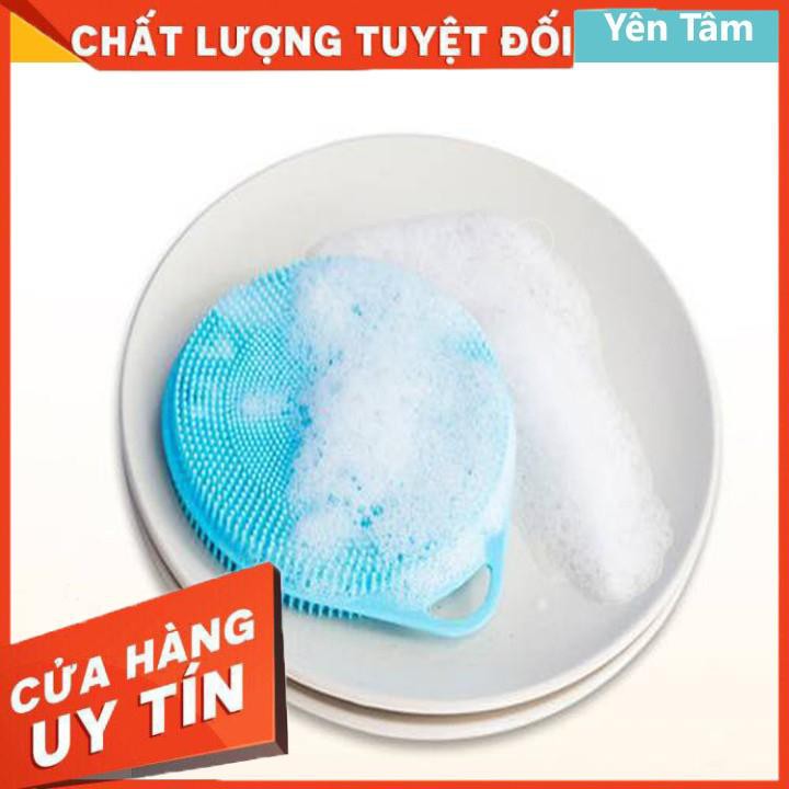 Miếng rửa bát lót tay silicon đa năng