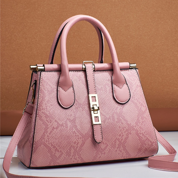 Túi qoai xách nữ họa tiết da rắn mới phong cách Châu Âu xu hướng thời trang retro dành cho giới công sở