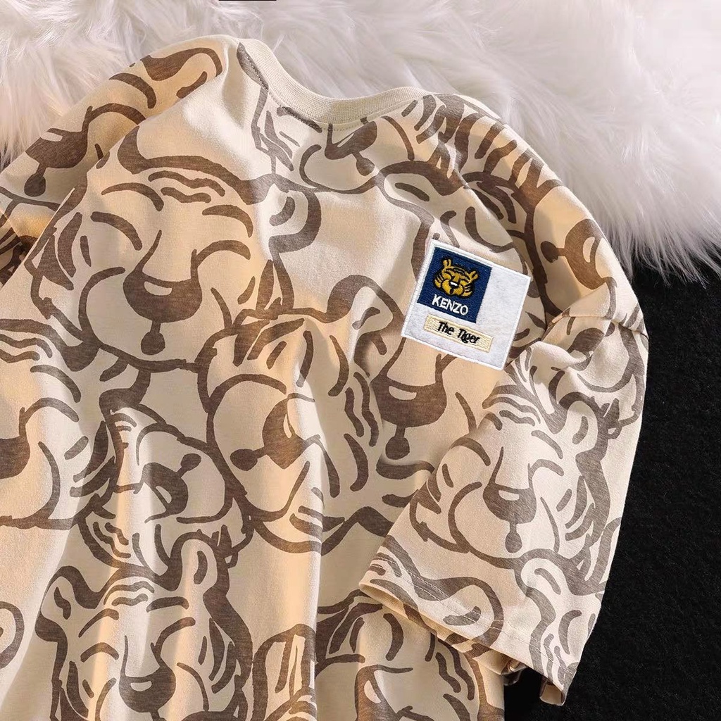 Áo Thun K.Z Cổ Tròn Hàng VNXK Chất Thun Cotton 4 Chiều Mềm Mịn