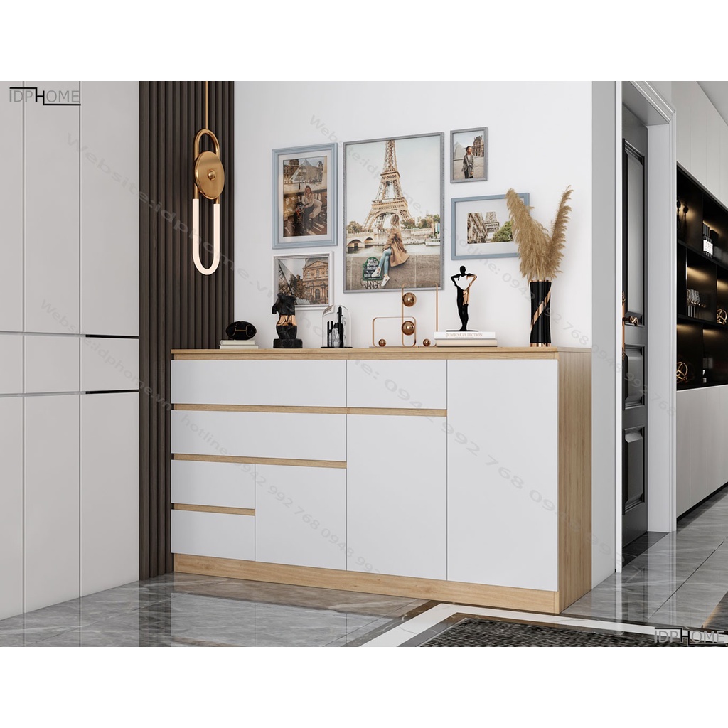 Tủ ngăn kéo gỗ công nghiệp chống ẩm hiện đại TD6811