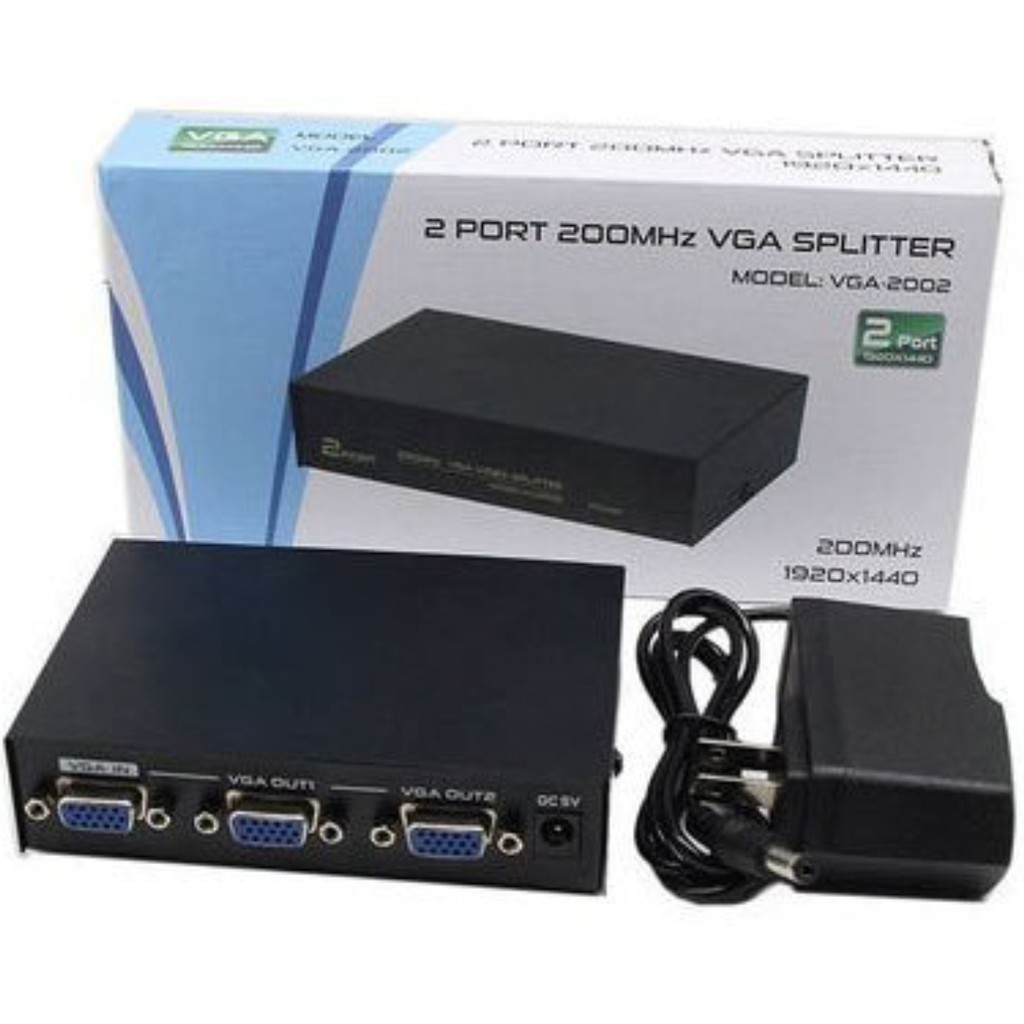 Bộ chia tín hiệu VGA: 1 PC ra 2 Màn hình | BigBuy360 - bigbuy360.vn