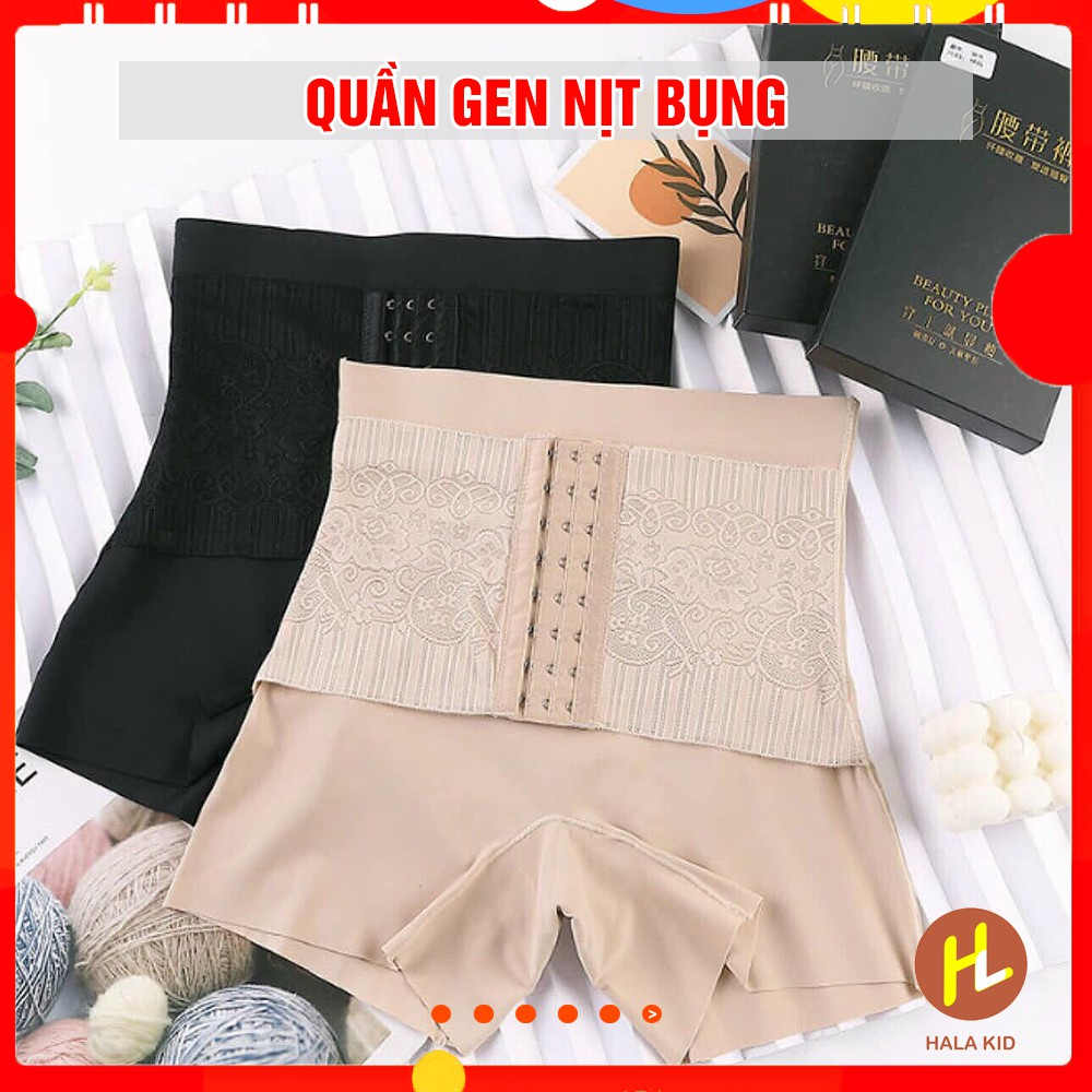 Quần gen đùi NỊT BỤNG CÀI KHUY siêu co dãn , giảm vòng eo đến 110cm