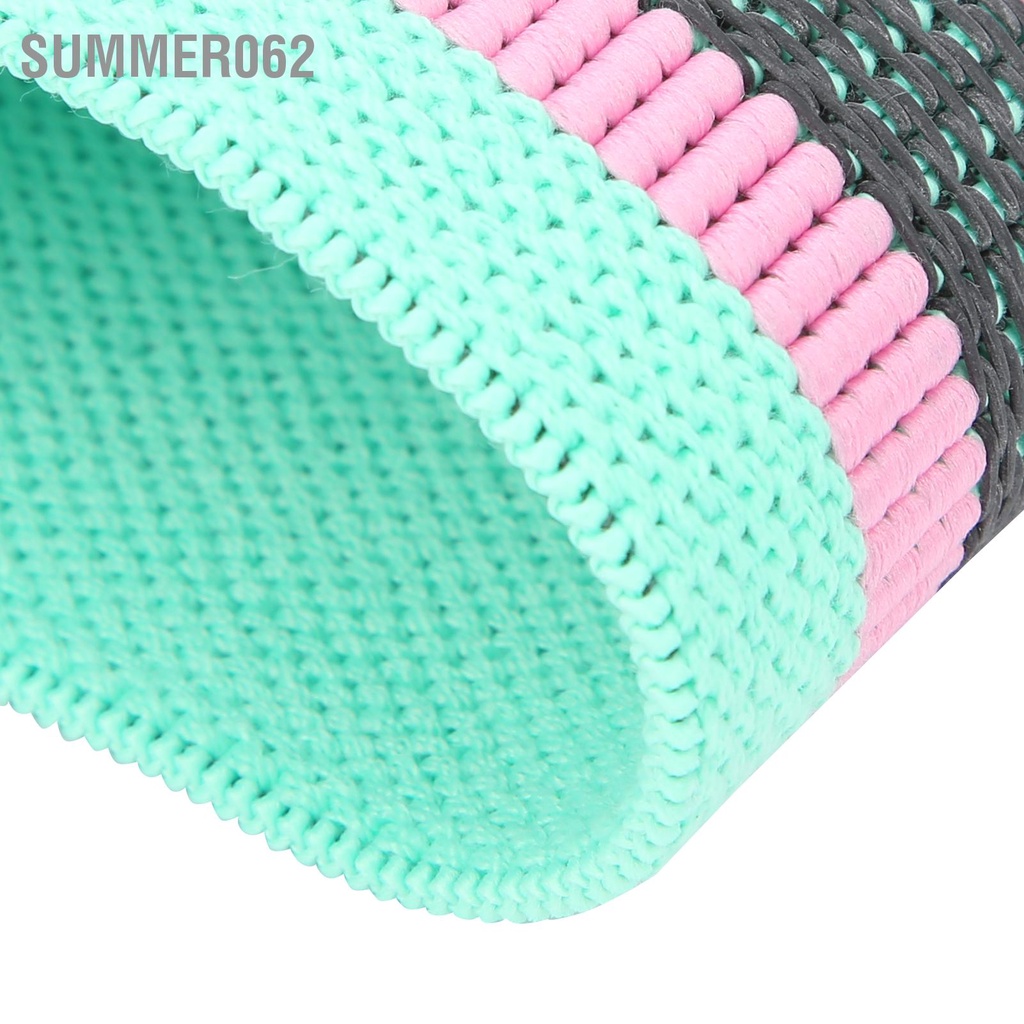 Summer062 2 cái / bộ Dây đeo thể dục kháng cự không trượt tập luyện đàn hồi chân mông định hình