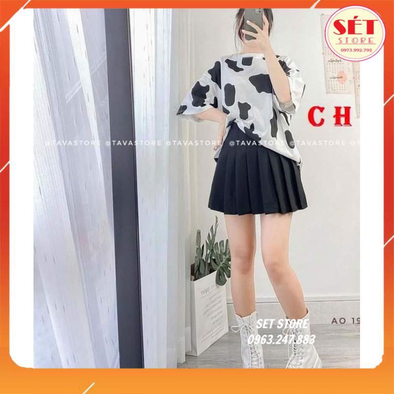 Áo thun form rộng,chất cotton nhẹ in loang bò sữa - ATH016 - 1 MÀU TRẮNG LOANG