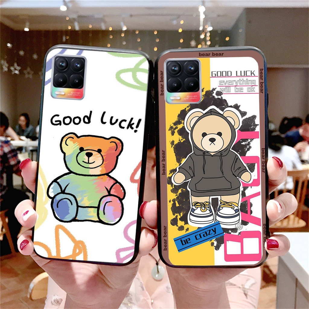 Ốp lưng Realme 8 / Realme 8 Pro in hình cute, mẫu chú gấu siêu đẹp- GIÁ RẺ