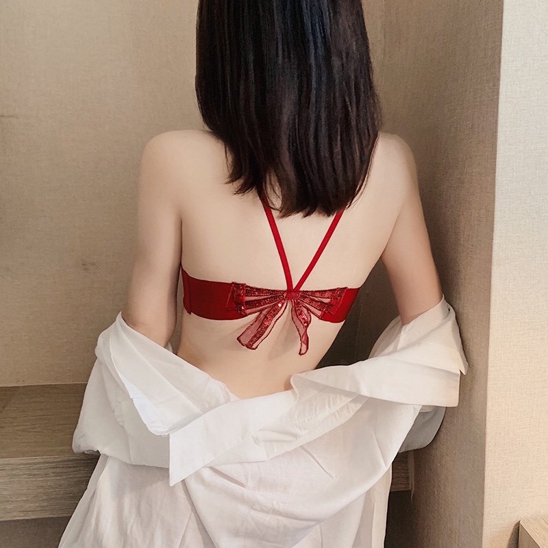 Áo Lót Đúc CÀi Trước Phối Nơ Không Gọng Điệu Đà AL29 THESHE | BigBuy360 - bigbuy360.vn