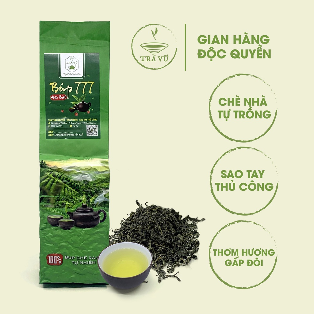 Chè Thái Nguyên [ Búp 777 đặc biệt  ] Trà Thái Nguyên sao tay thủ công vị thơm truyền thống | BigBuy360 - bigbuy360.vn