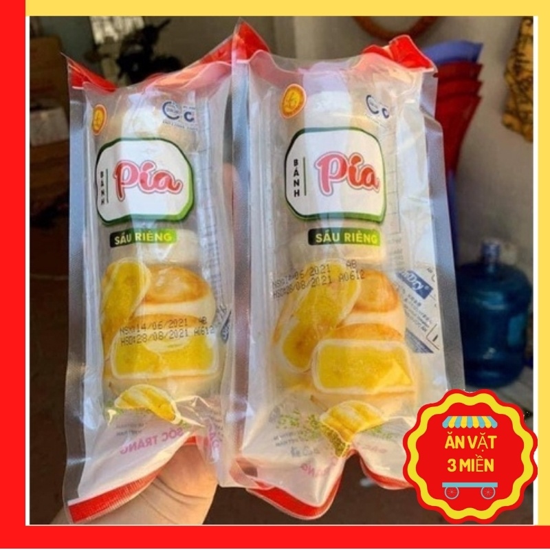 Bánh Pía Sầu Riêng Mini gói 5c, Bánh mini 100g/gói