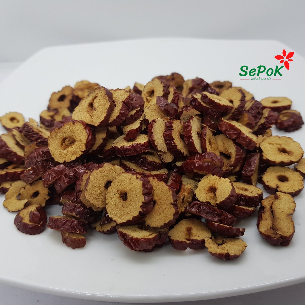 Táo Đỏ Thái Lát 100g - Sepok/ Trà táo đỏ dưỡng nhan - Hàng loại 1.