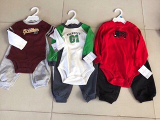 Combo 2 bộ body carter cho bé trai