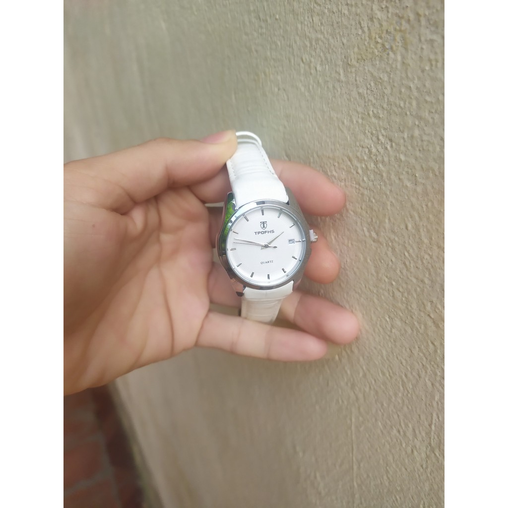 (Thẻ bảo hành 12 tháng) Đồng hồ nữ Tissot dây da bóng mềm, khóa thông mình | BigBuy360 - bigbuy360.vn