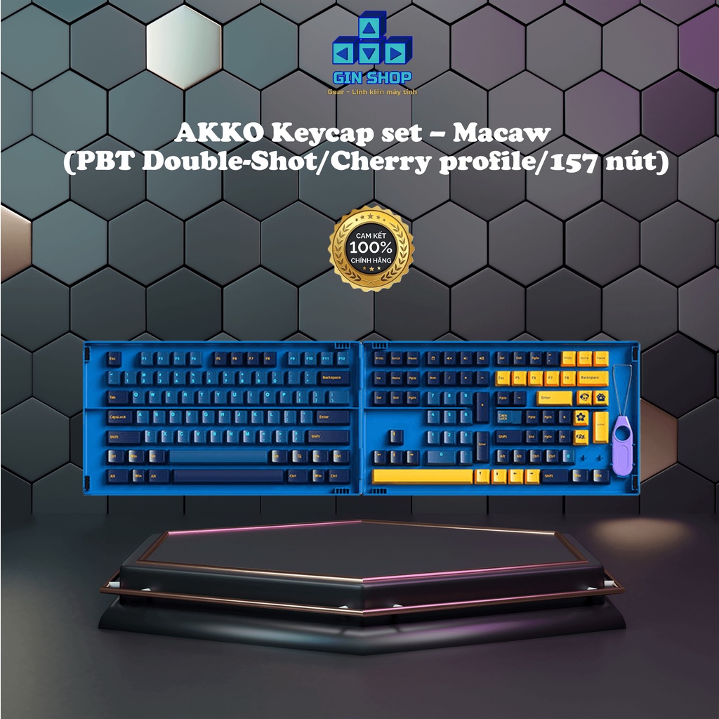 Nút bàn phím AKKO Keycap set – Macaw
