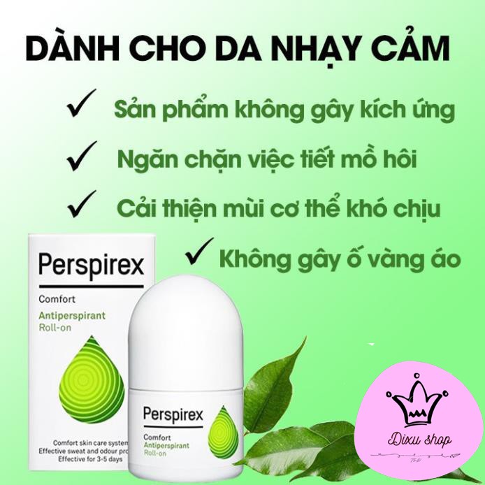 Lăn Khử Mùi Perspirex Cao Cấp 20ml - Comfort (Loại Nhẹ)