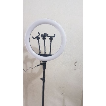 Đèn livestream 26 30 33 36cm và chân 2m1 hỗ trợ chụp ảnh, bán hàng