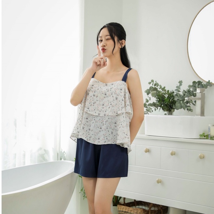 VIBES Đồ Ngủ 2 Dây Mặc Nhà Dolie 2L Straps Set