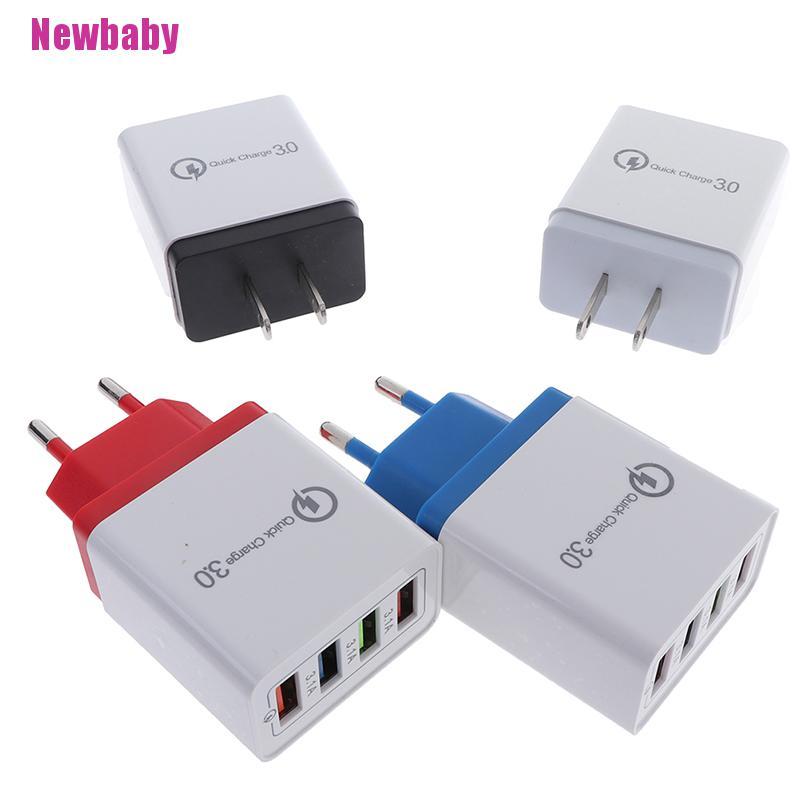 Củ Sạc Nhanh 3.0 4 Cổng usb 3a