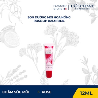 Son dưỡng môi hoa hồng rose lip balm 12ml l'occitane