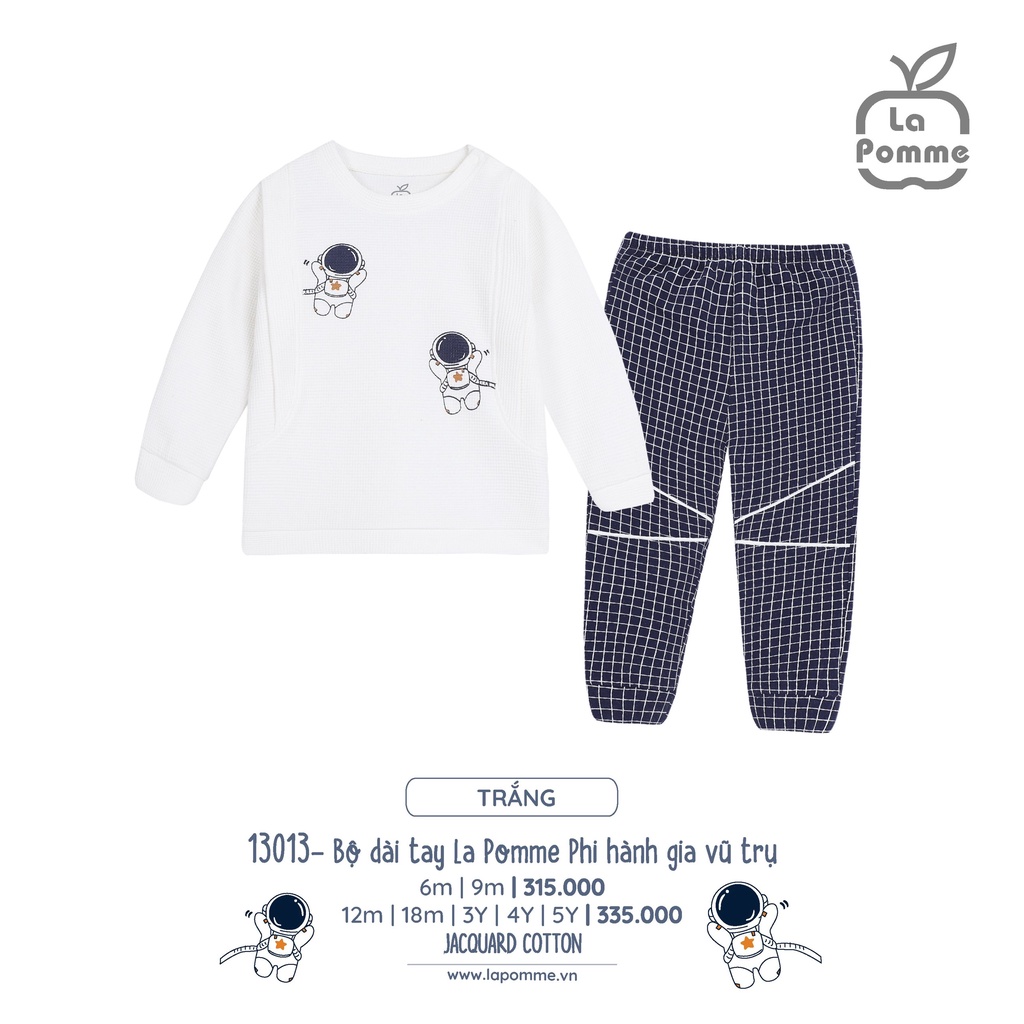 La Pomme Bộ dài tay La Pomme Phi hành gia vũ trụ AW2022