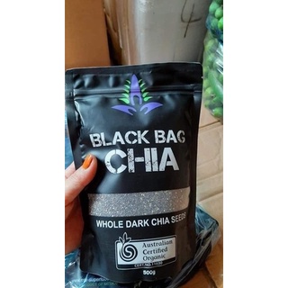 hạt chia đen Úc BLACK BAG gói 500g
