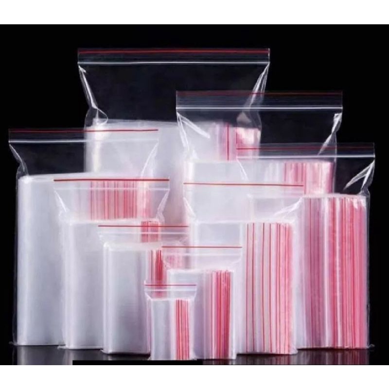 500g túi zip viền đỏ vuốt mép số 7  loại đẹp, dày dặn