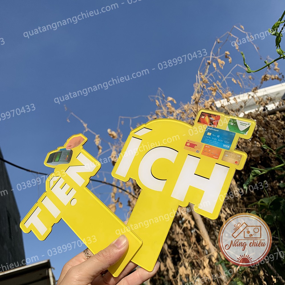 Bảng cầm tay, đạo cụ chụp ảnh_ bảng hiệu xinh giá rẻ
