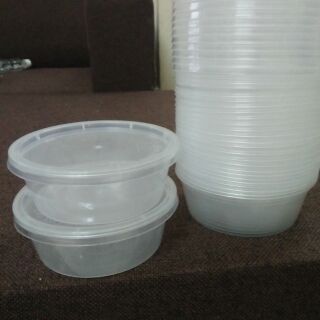 Combo 100 hộp tròn 300ml +nắp