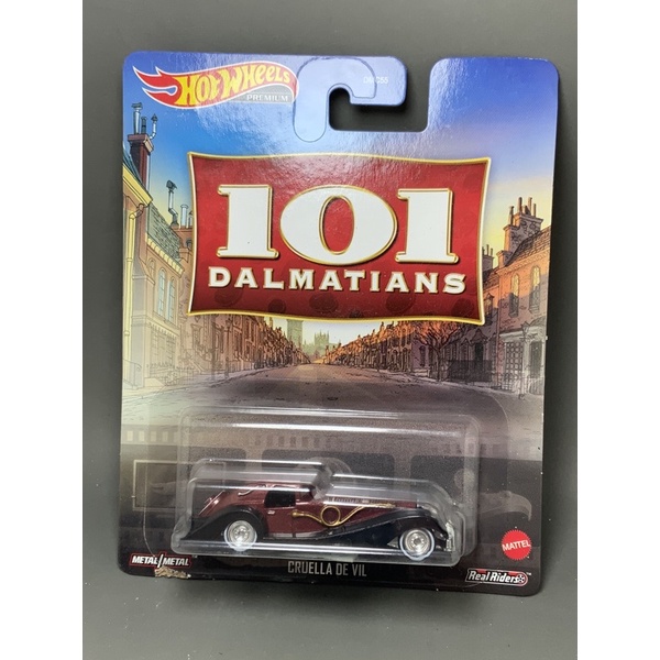 Hot Wheels - Read Riders - Cruella De Vil - Xe mô hình tỉ lệ 1/64