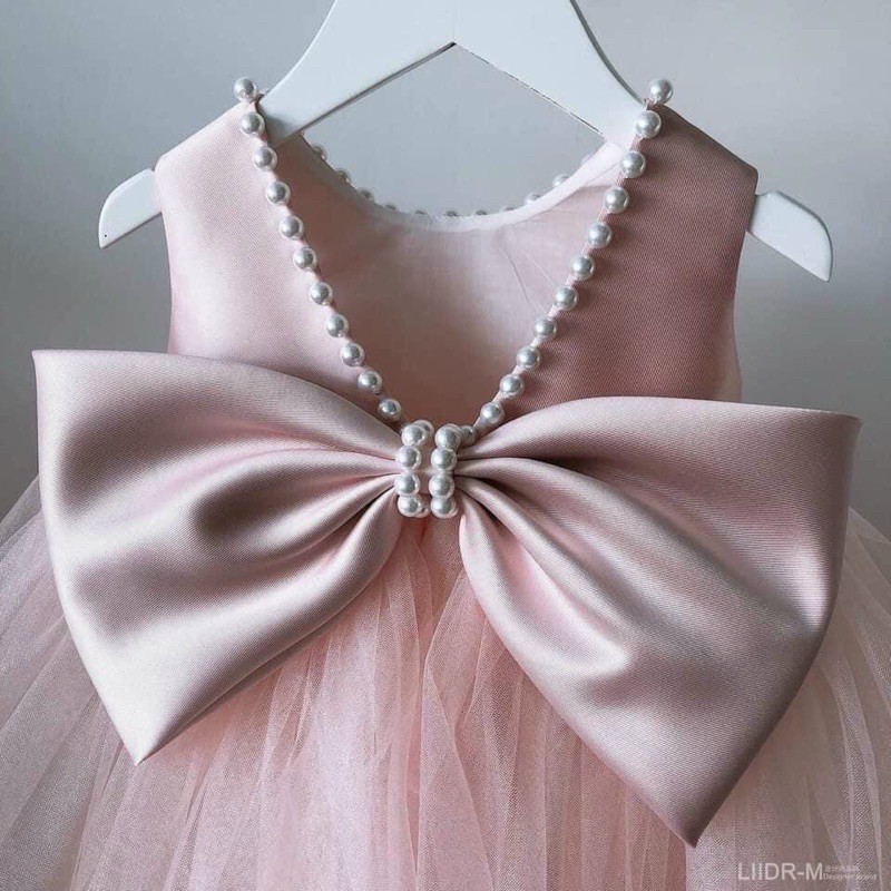 🌟✨ Váy Công chúa đính nơ ngọc hồng  ✨ 🌟 🎉Ôi váy đẹp ngất ngây  🌺Rẻ quá mà k mua cho bé thì thật là có lỗi hihi ✔️C