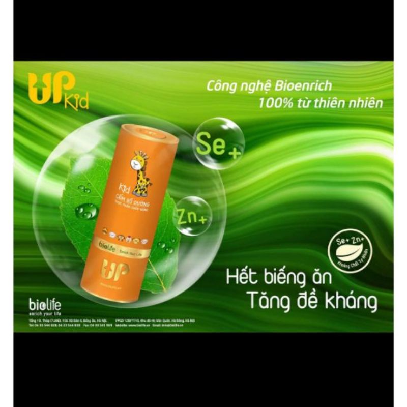 Cốm Up kid extra hết biếng ăn tăng đề kháng cho bé