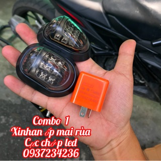 Combo xinhan ốp mai rùa kèm cục chớp