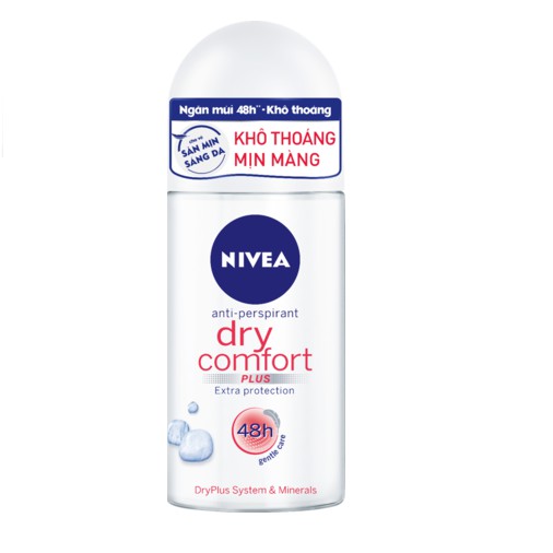 Lăn ngăn mùi Nivea khô thoáng, mịn màng 50ml 81611