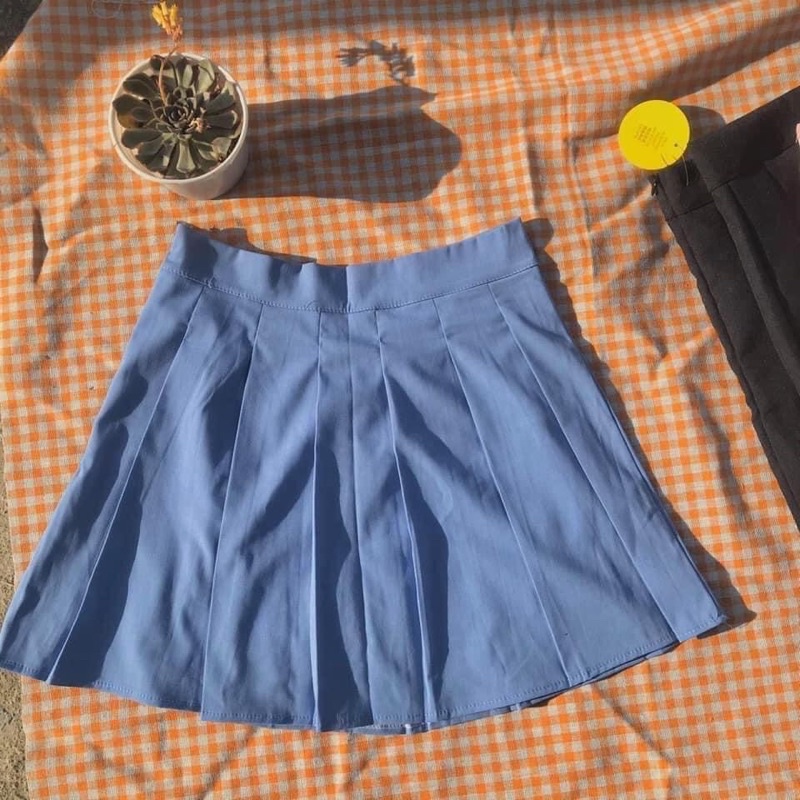 Chân váy Nữ/Chân váy xếp ly dáng chữ A lưng cao phong cách Hàn Quốc Unisex, Chân váy xếp ly Tennis siêu xinh ulzzang