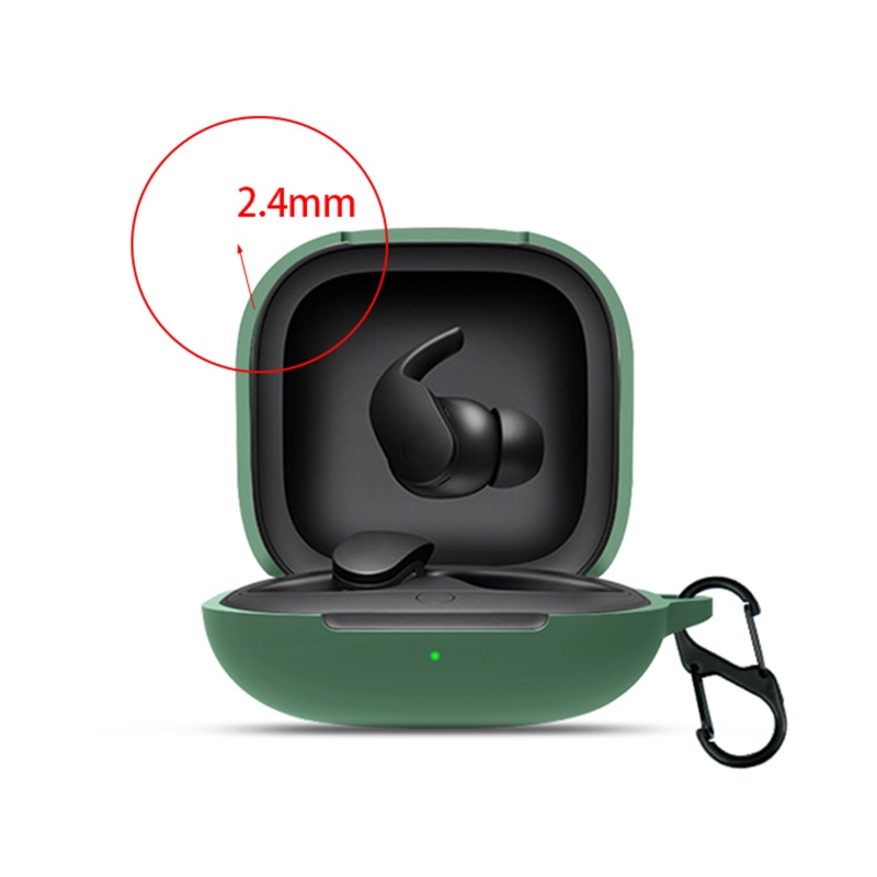 Vỏ Bọc Bảo Vệ Hộp Sạc Tai Nghe Beats Fit Pro Bằng Silicon Chống Sốc/ Trầy Xước