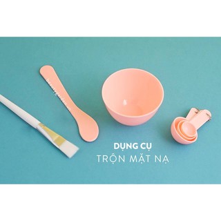 Combo 20 bộ chén cọ pha mặt nạ bột tiện lợi
