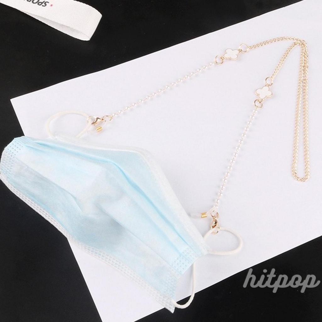 Dây đeo cổ bằng kim loại hình cỏ bốn lá màu đen sáng tạo