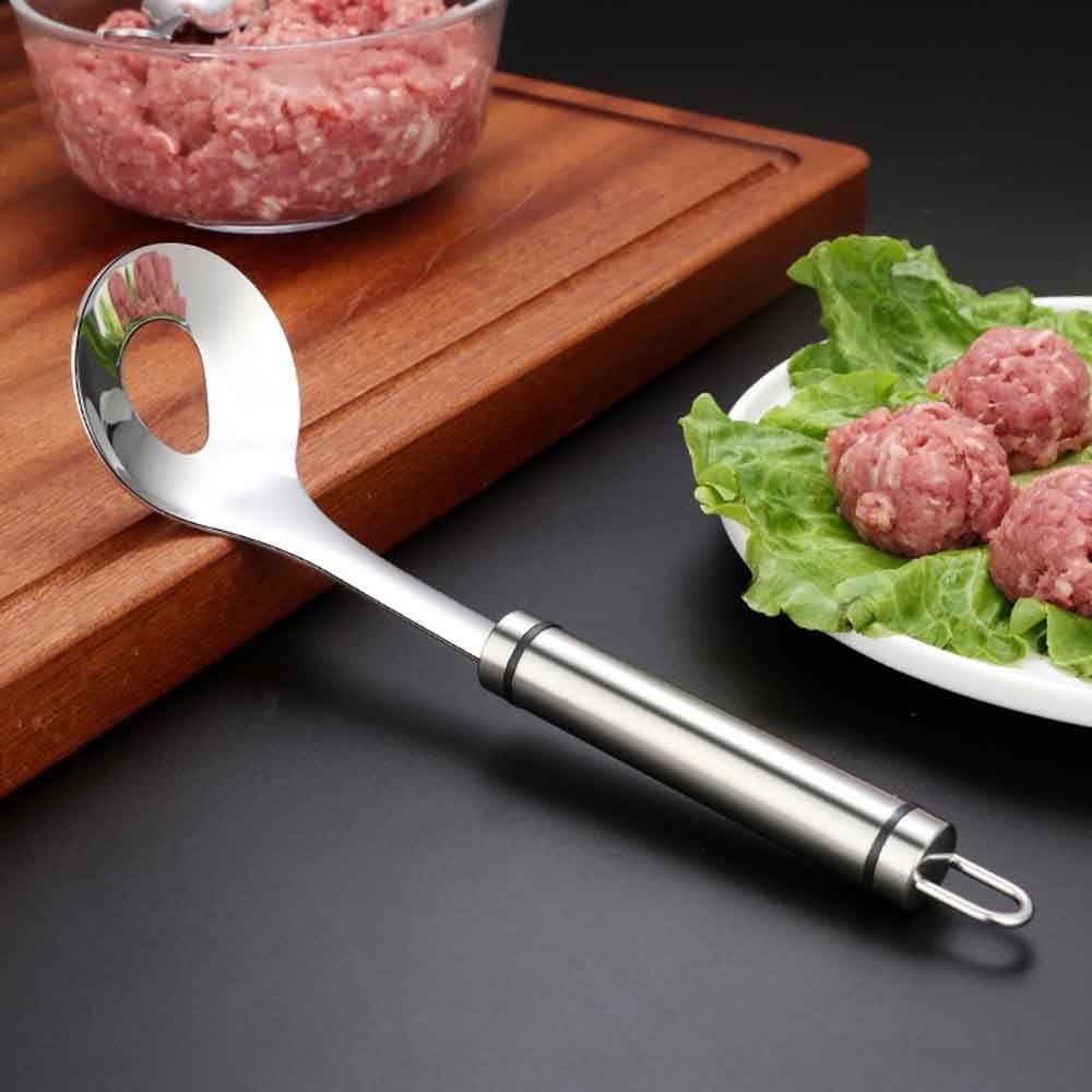Khuôn Làm Thịt Viên / Cá Viên Bằng Thép Không Gỉ Tiện Dụng Cho Nhà Bếp