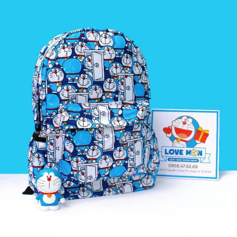 CẶP BALO DORAEMON DOREMON ĐI HỌC, ĐỰNG LAPTOP, VẢI DÀY DẶN CHẮC CHẮN